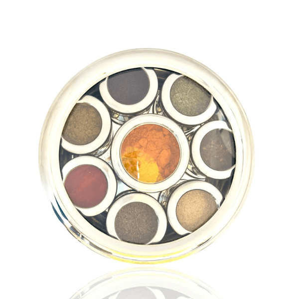 STAINLESS STEEL SPICE CONTAINER MADE FROM 100% STEEL MASALA DABBA - 8 DABBI