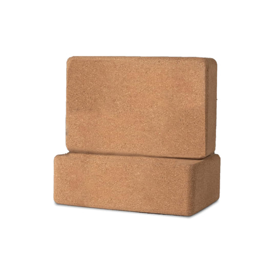 CORK YOGA BLOCK MADE FROM 100% WOODEN CORKS IDEAL FOR YOGA & MEDITATION