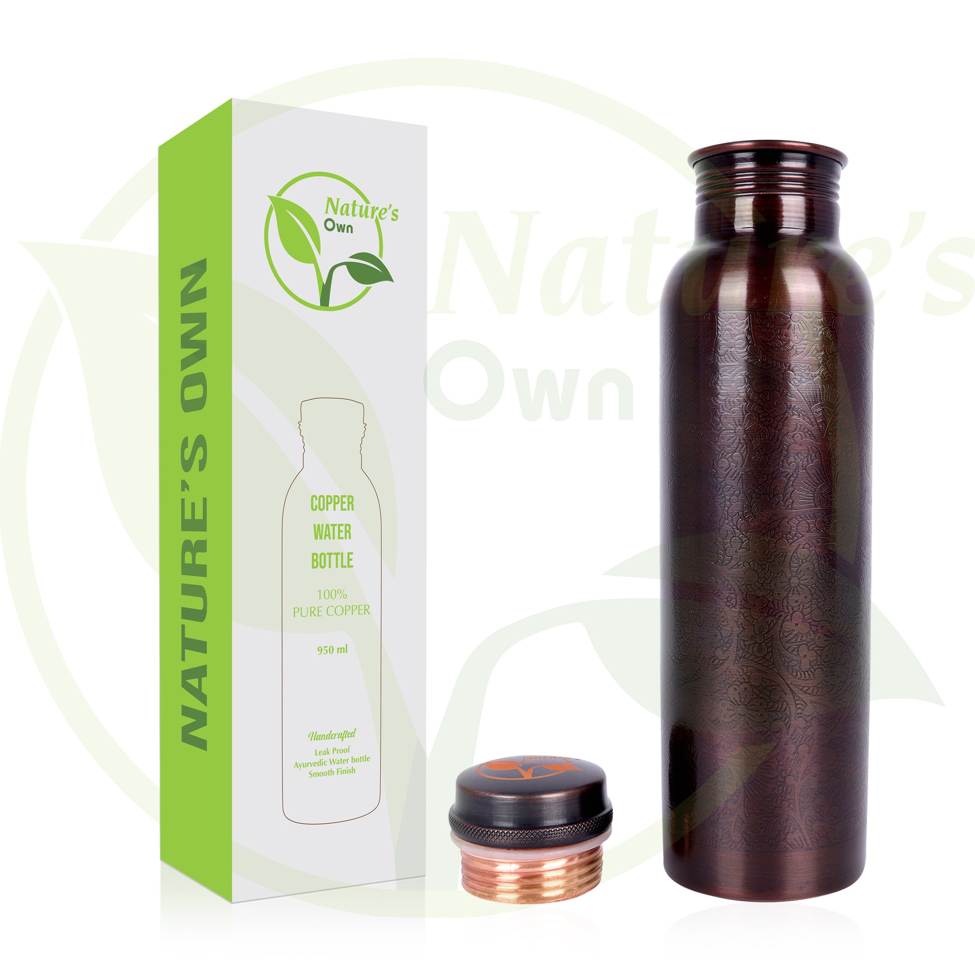 copper water bottle 1 littre